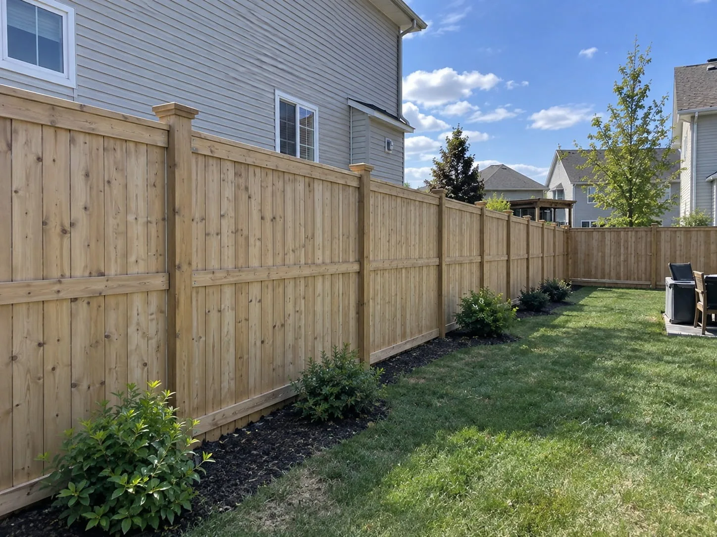 Timber boundary fence installed in Christchurch
