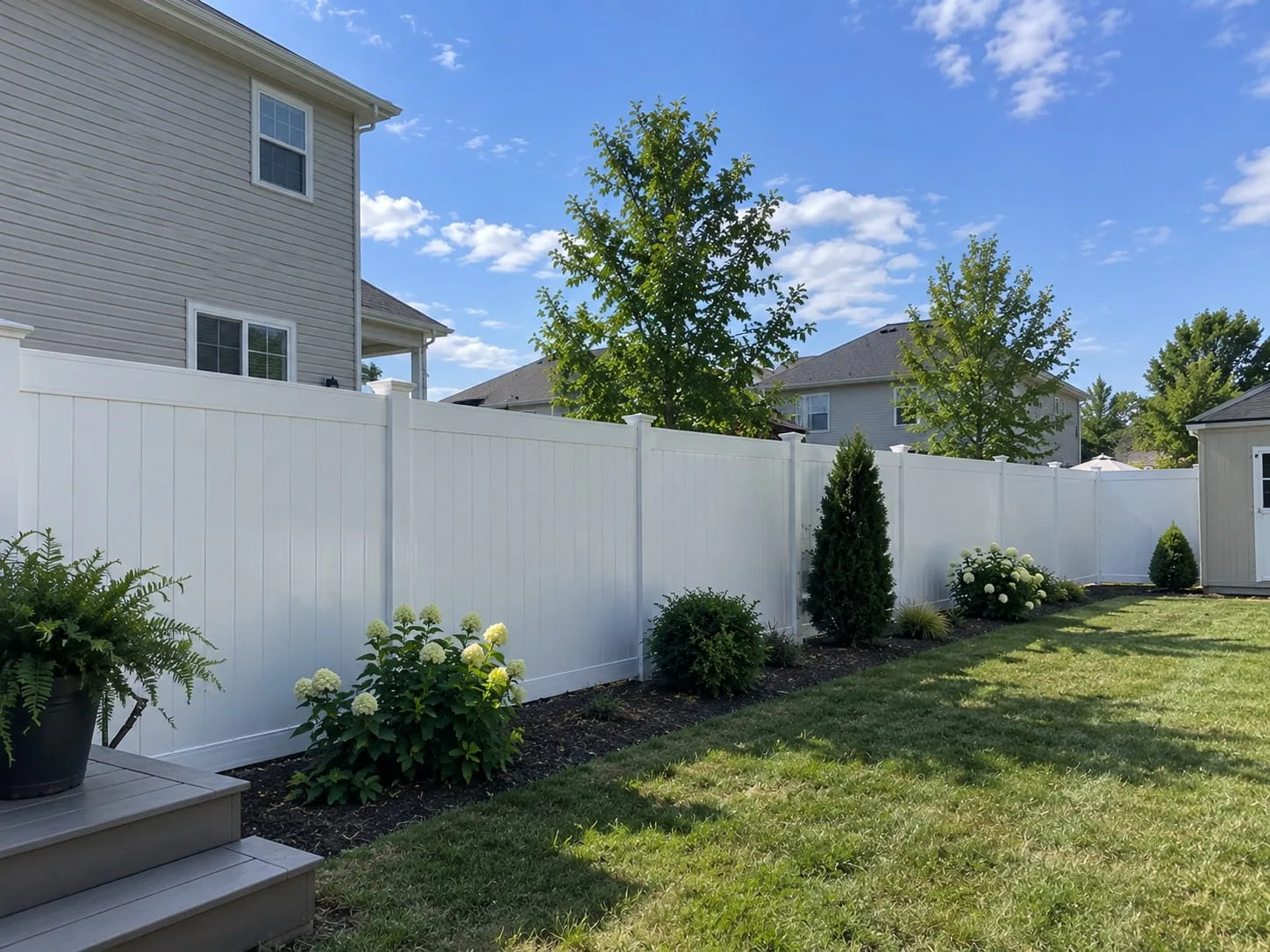 Gate and fence line at a Christchurch property